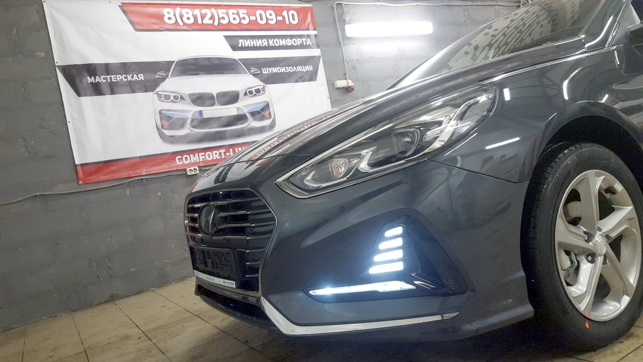 Шумоизоляция Hyundai Sonata материалами StP